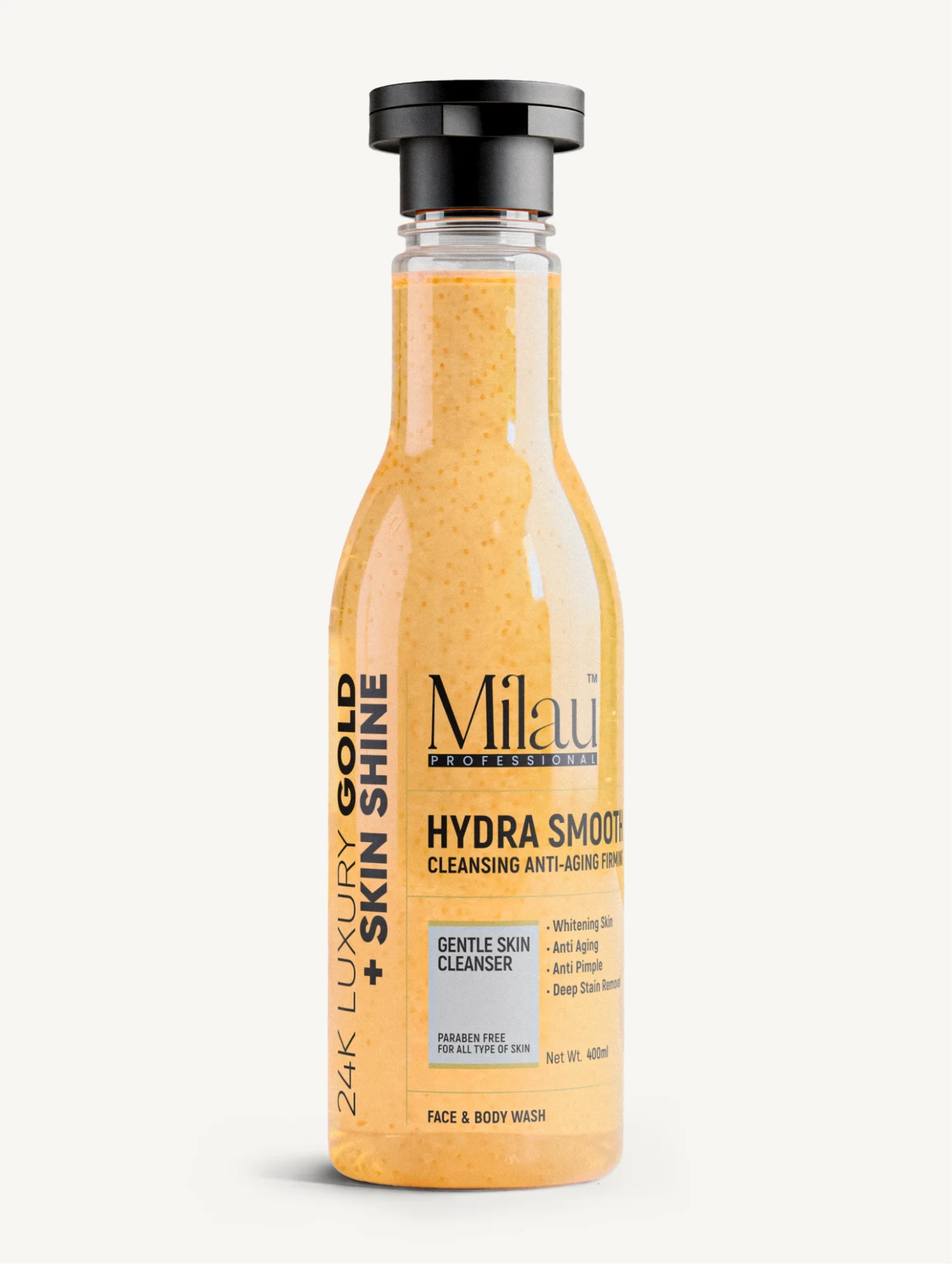 Gold Hydra Smooth Face & Body Wash — Anti-Aging Firming | 200 ml & 400 ml