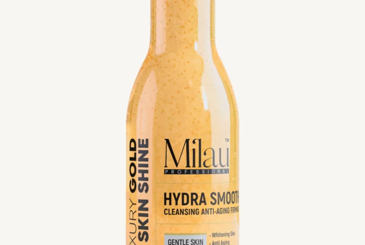 Milau hydra smooth 24k gold face and body wash anti aging cleanser