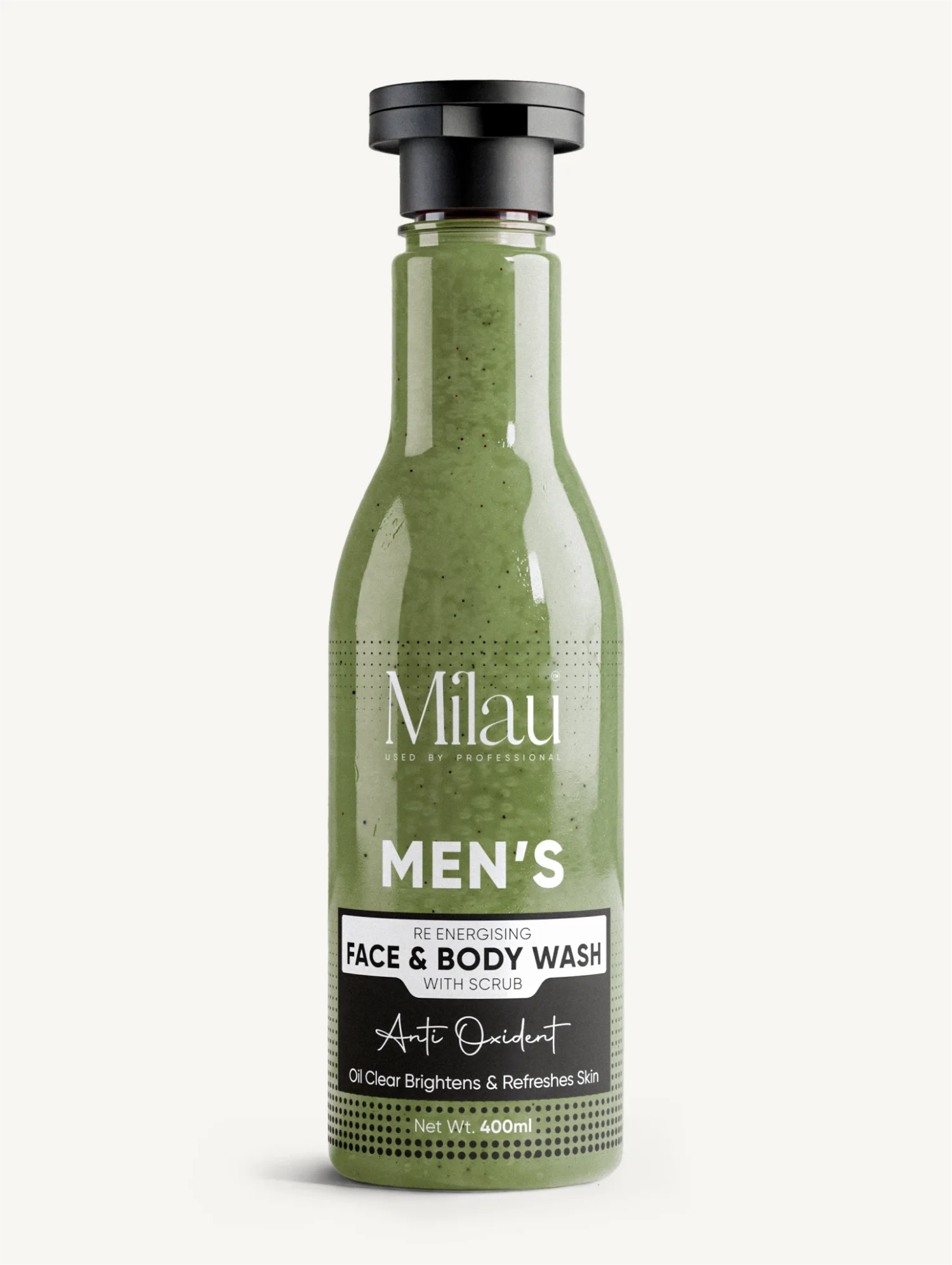 Men’s Re-Energising Face & Body Wash with Scrub — Antioxidant | 200 ml & 400 ml