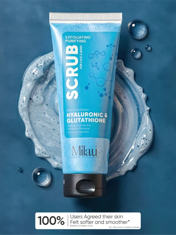 hydrating body scrub for glowing and even toned skin