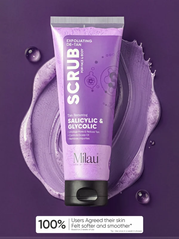 AHA BHA Scrub for acne control and smooth skin