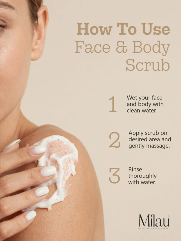 how to use face and body scrub step by step exfoliation routine skincare