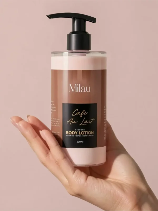 Milau Café Au Lait Perfume Body Lotion – Hydrating & Fragrance Infused Moisturizer (300ml)