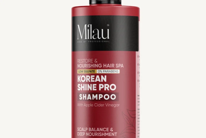 korean shine pro shampoo bottle for scalp balance and deep nourishment