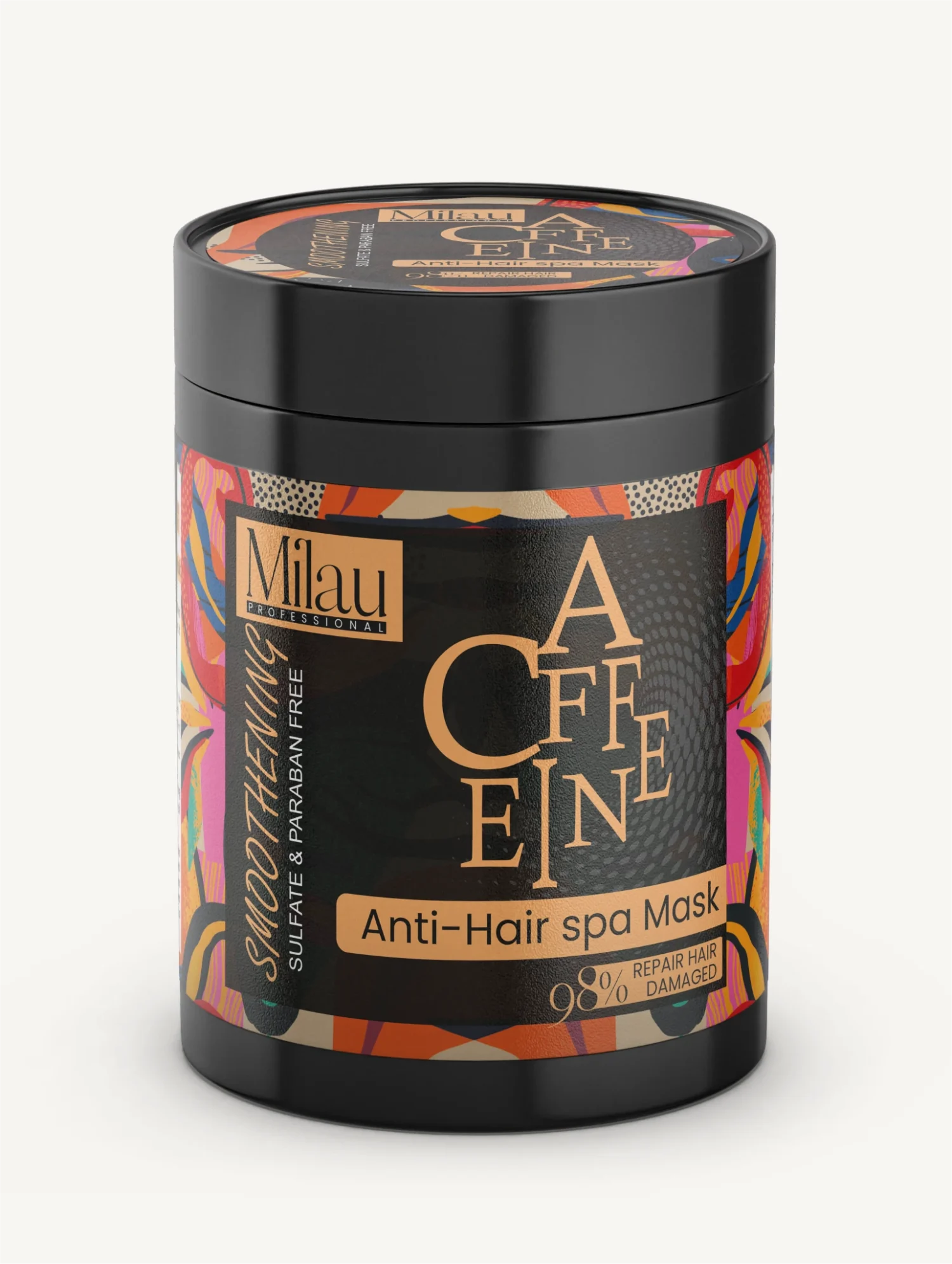 Caffeine Anti-Hair Spa Mask — Smoothening, Damage Repair & Scalp Stimulation | 800 ml