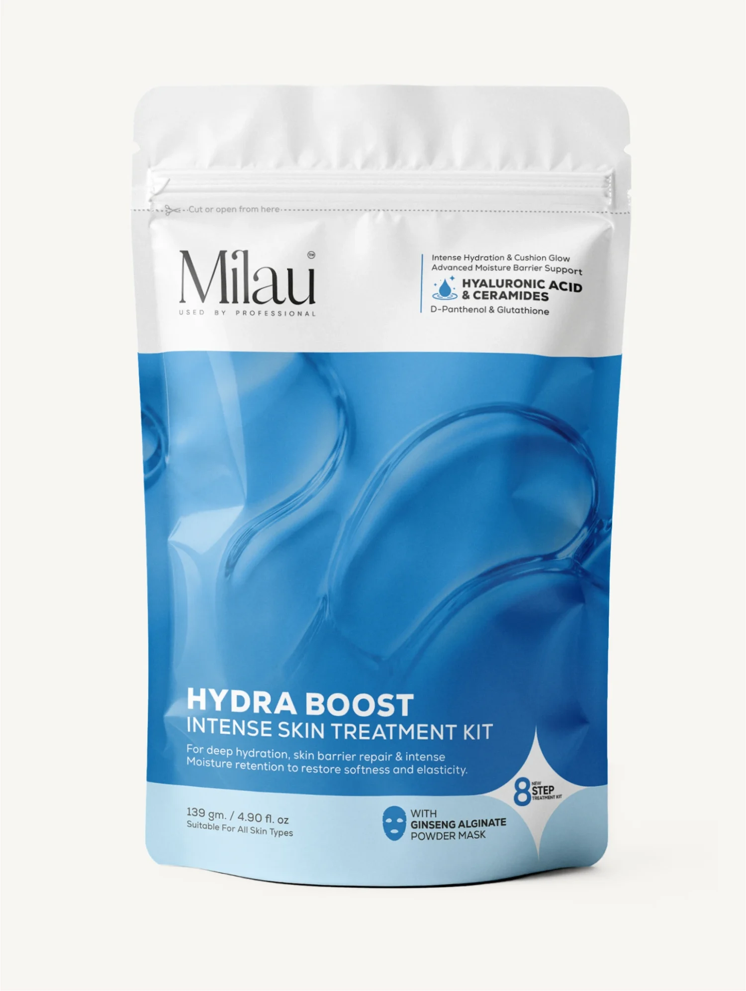 Hydra Boost Intense Skin Treatment Kit — 8-Step Professional Facial Kit for Deep Hydration, Skin Barrier Repair & Moisture Retention