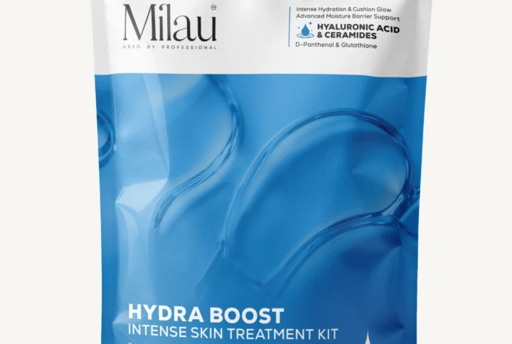 Milau Hydra Boost skin treatment kit with hyaluronic acid and ceramides for intense hydration