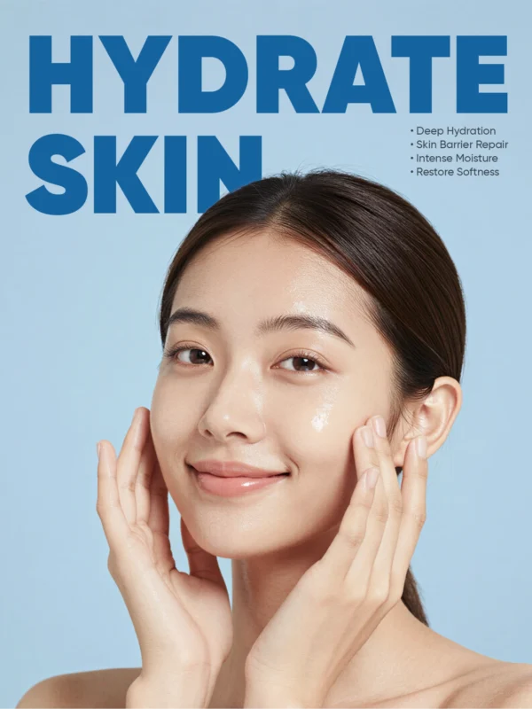 Hydration and skin barrier repair benefits of hyaluronic acid facial kit for dry skin