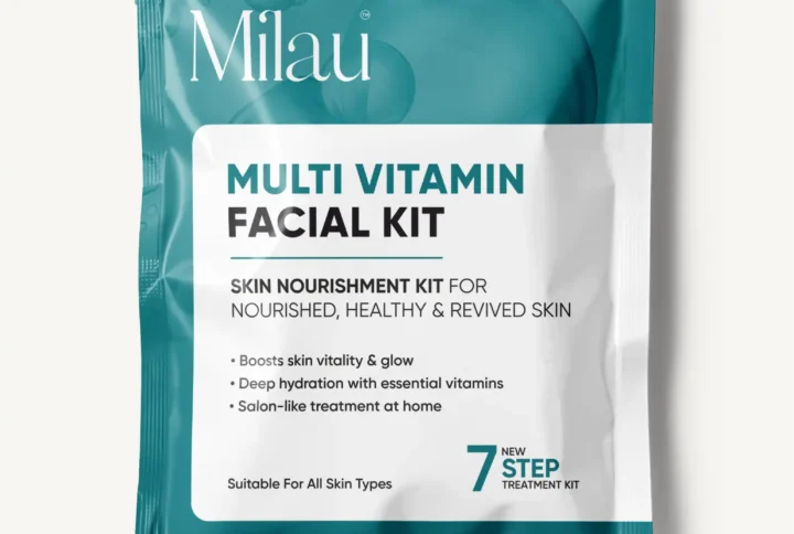 Milau Multi Vitamin Facial Kit 7 step nourishing facial kit for healthy hydrated glowing skin