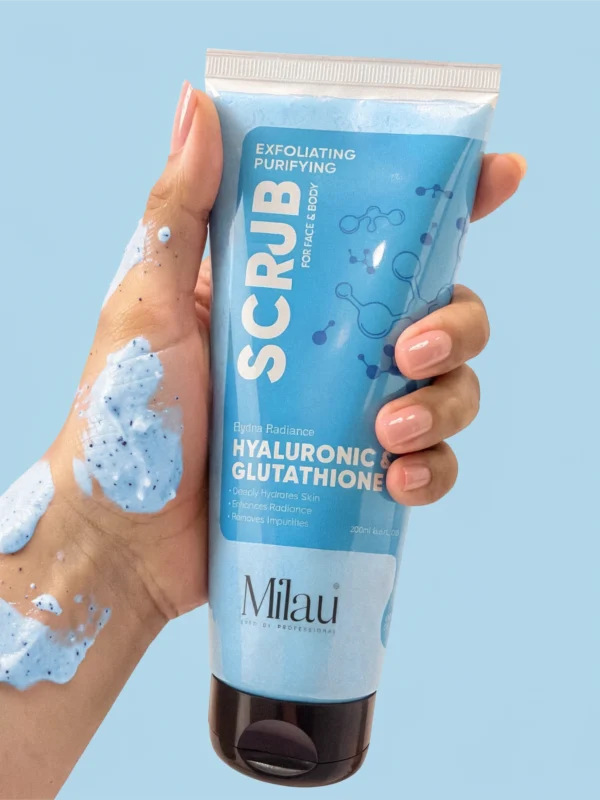 hydrating scrub texture on hand for smooth and soft skinhydrating scrub texture on hand for smooth and soft skin