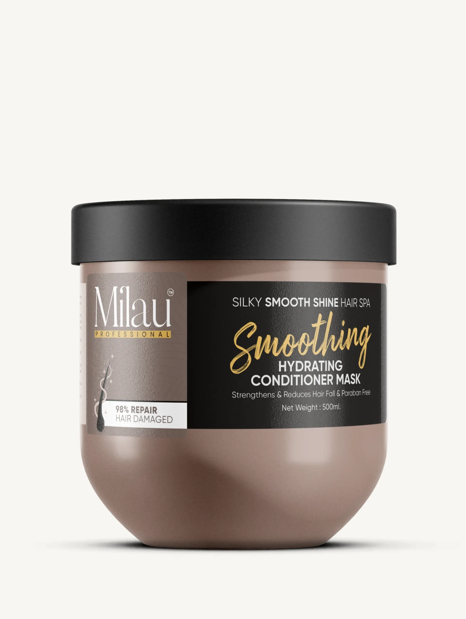 Smoothing Hydrating Conditioner Mask — Silky Smooth Shine Hair Spa, Hair Fall Reduction & Strengthening | 500 ml