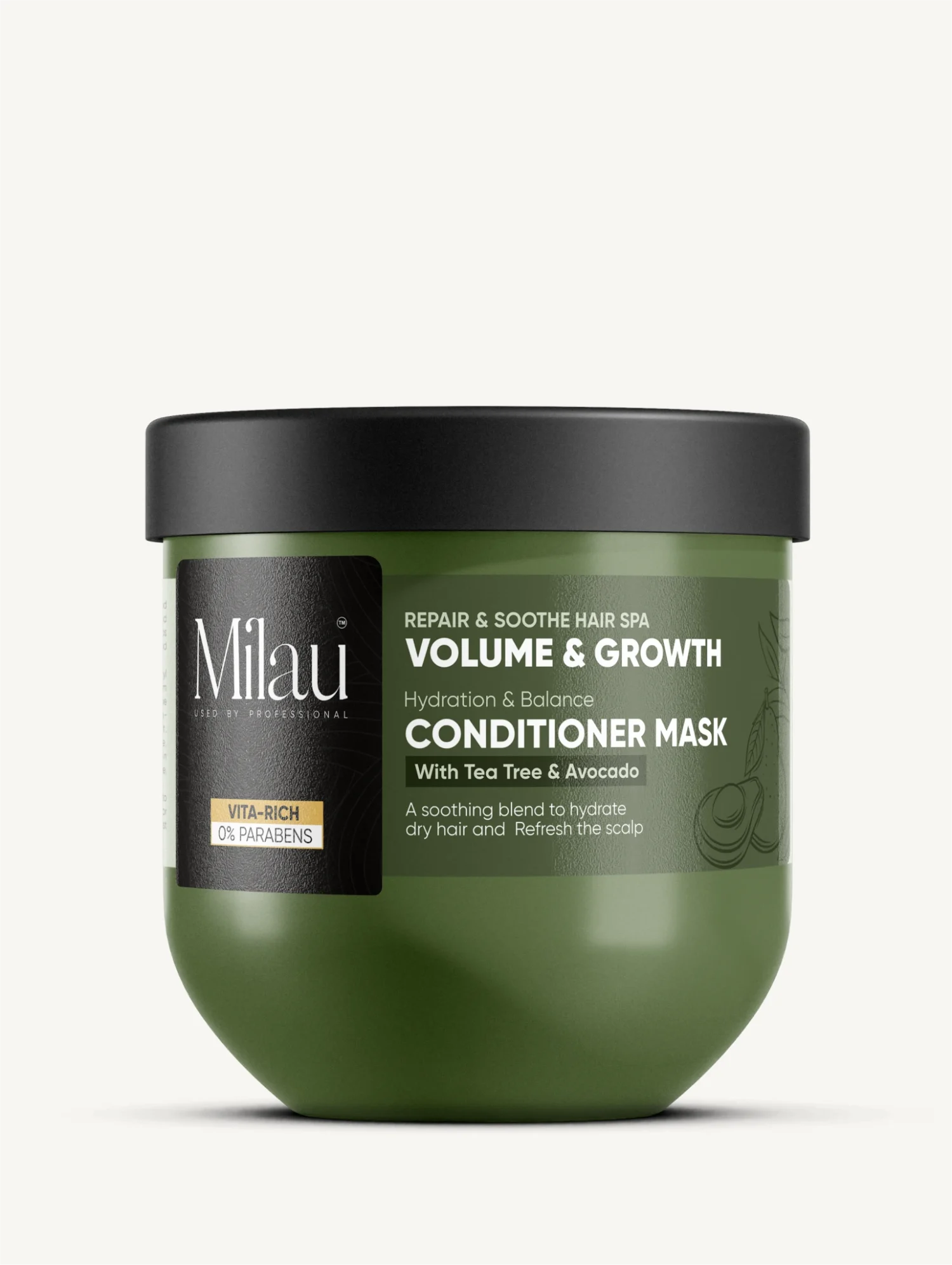 Volume & Growth Conditioner Mask (Tea Tree & Avocado) | 500 ml