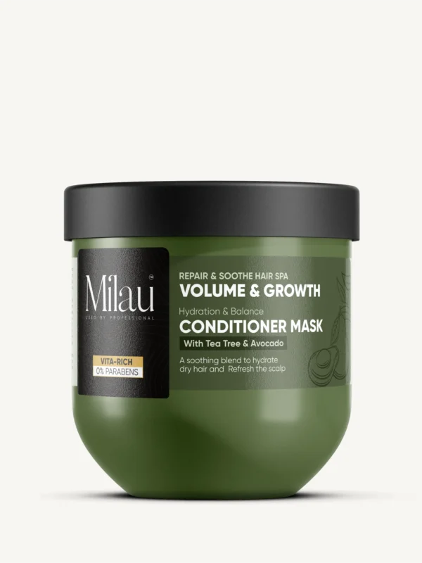volume and growth hair mask jar for deep conditioning hydration and scalp repair