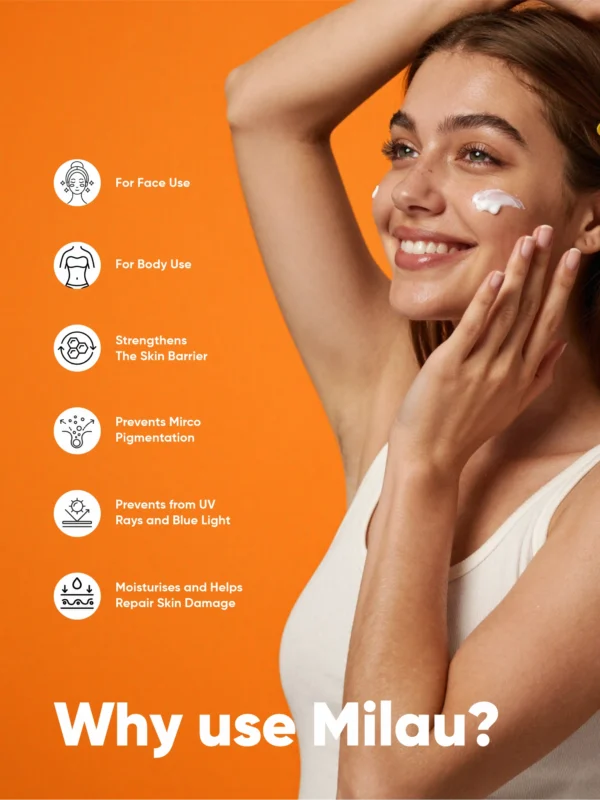 why use Milau SPF 60 sunscreen benefits skin protection India sunscreen gel