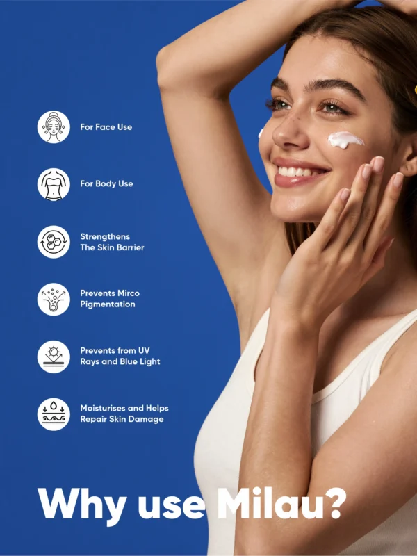 why use Milau SPF 50 sunscreen benefits daily sunscreen India lightweight gel